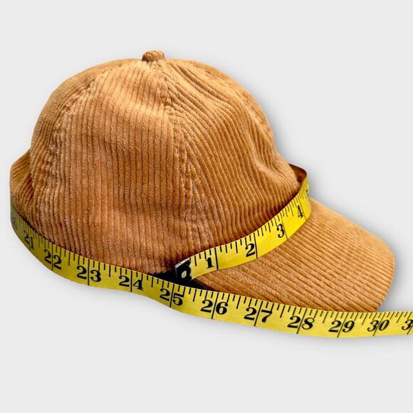 Gap Corduroy Baseball Cap Hat Adjustable Back Strap Unisex One Size Camel Brown - Picture 10 of 10